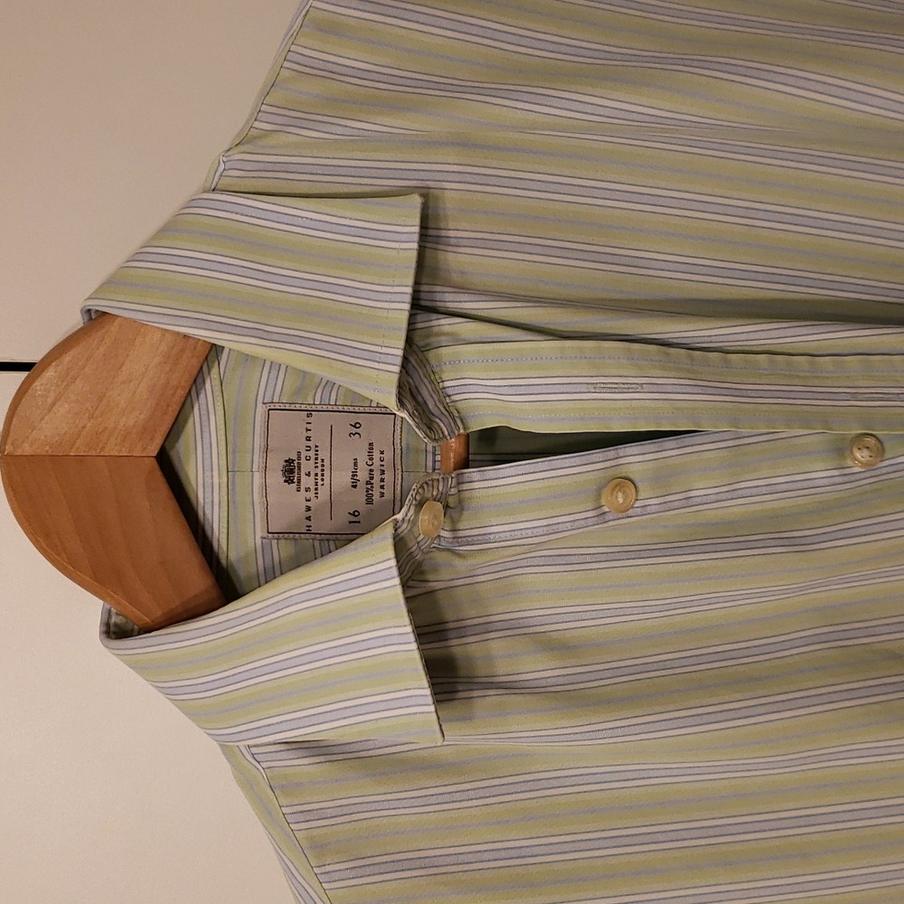 Hawes & Curtis French Cuff Dress Shirt Men's 16